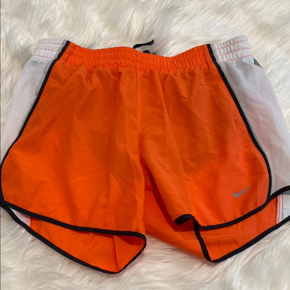 Nike Bright Orange Sports Shorts